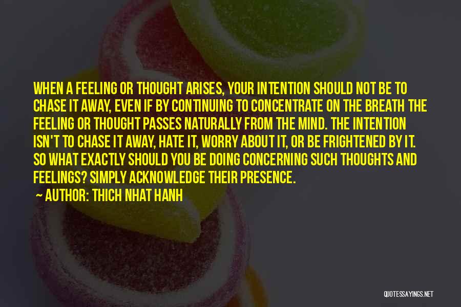 Feeling Hate Quotes By Thich Nhat Hanh