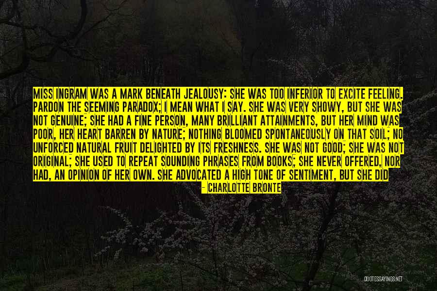 Feeling Inferior Quotes By Charlotte Bronte Feeling Inferior Quotes By Charlotte Bronte