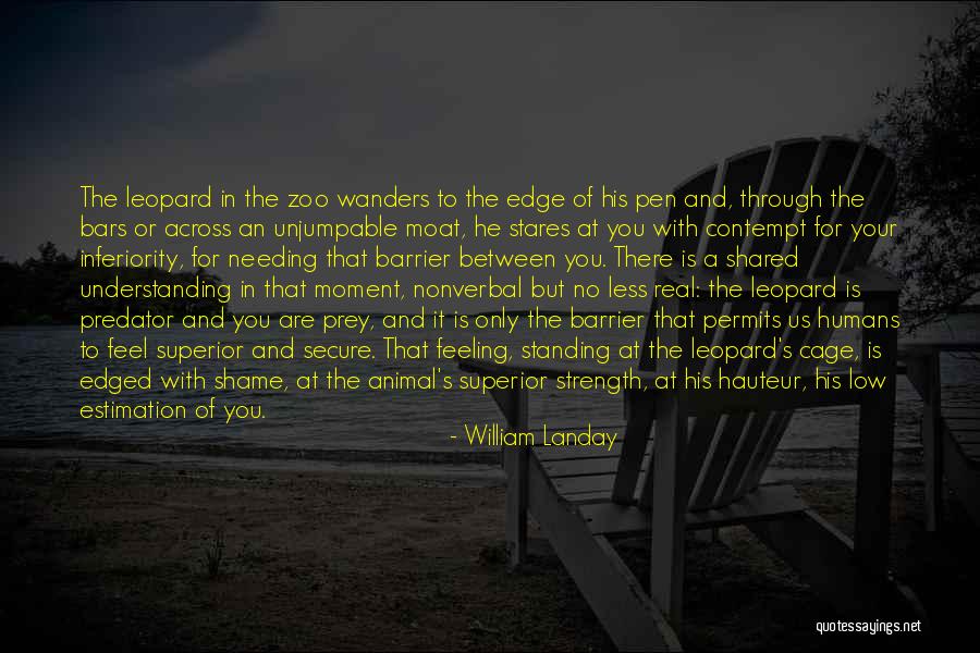 Feeling Inferiority Quotes By William Landay