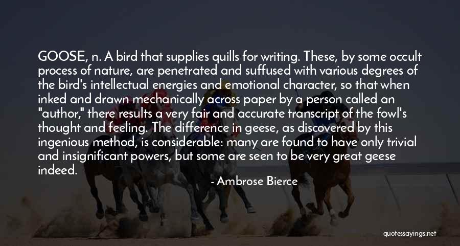 Feeling Insignificant Quotes By Ambrose Bierce