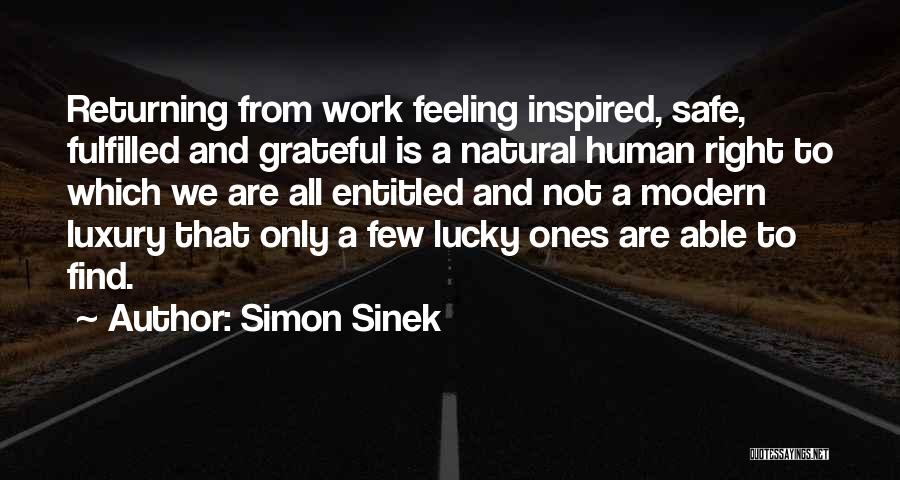 Feeling Inspired Quotes By Simon Sinek