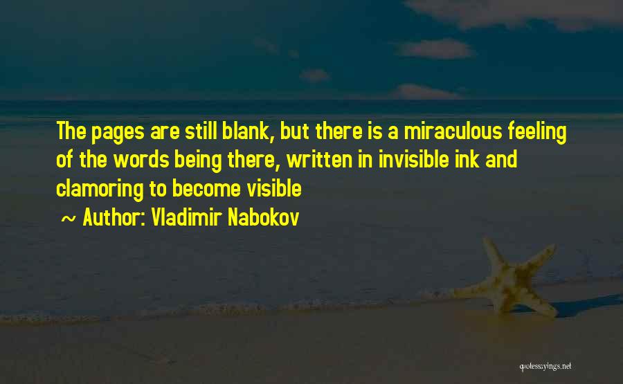 Feeling Invisible Quotes By Vladimir Nabokov