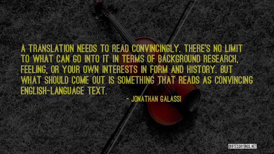 Feeling Is Quotes By Jonathan Galassi Feeling Is Quotes By Jonathan Galassi