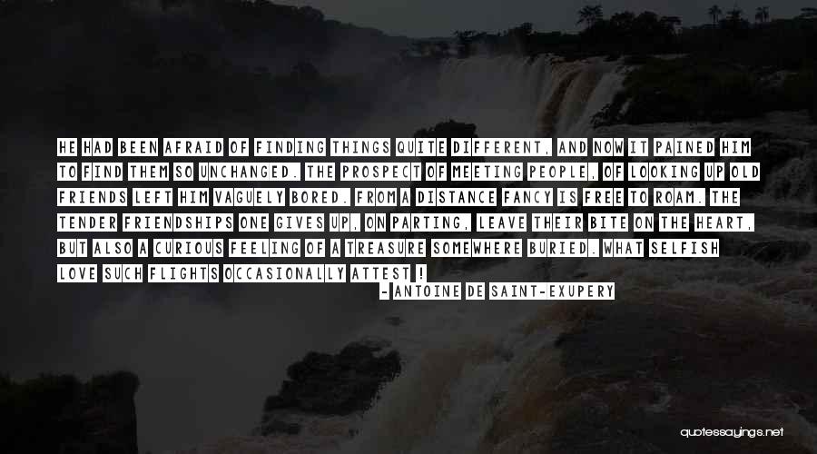 Feeling Left Out By Friends Quotes By Antoine De Saint-Exupery