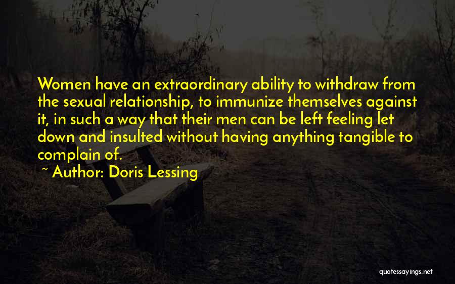 Feeling Let Down Quotes By Doris Lessing
