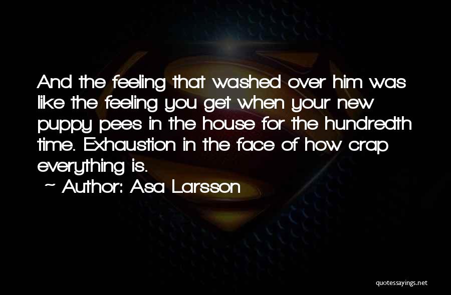 Feeling Like Crap Quotes By Asa Larsson