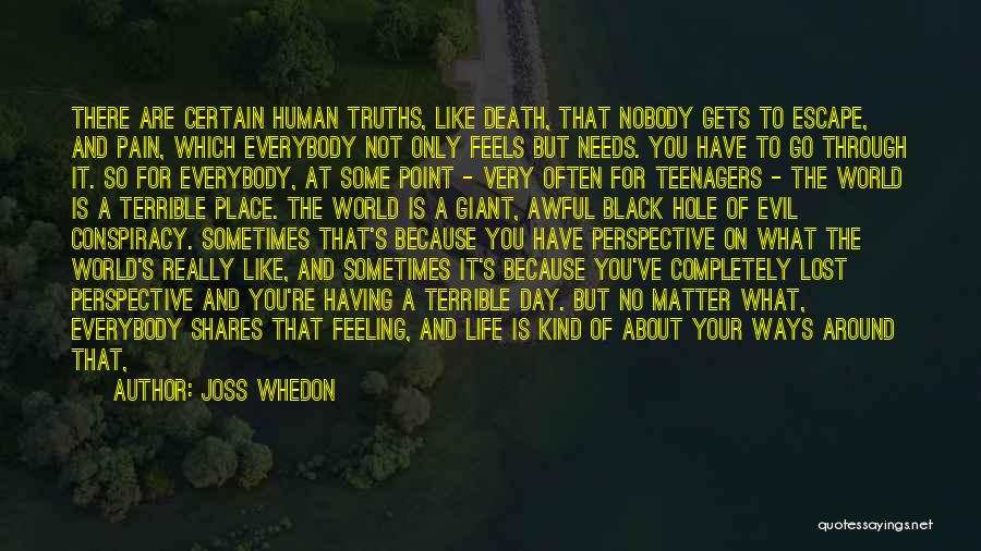 Feeling Like You Have Nobody Quotes By Joss Whedon