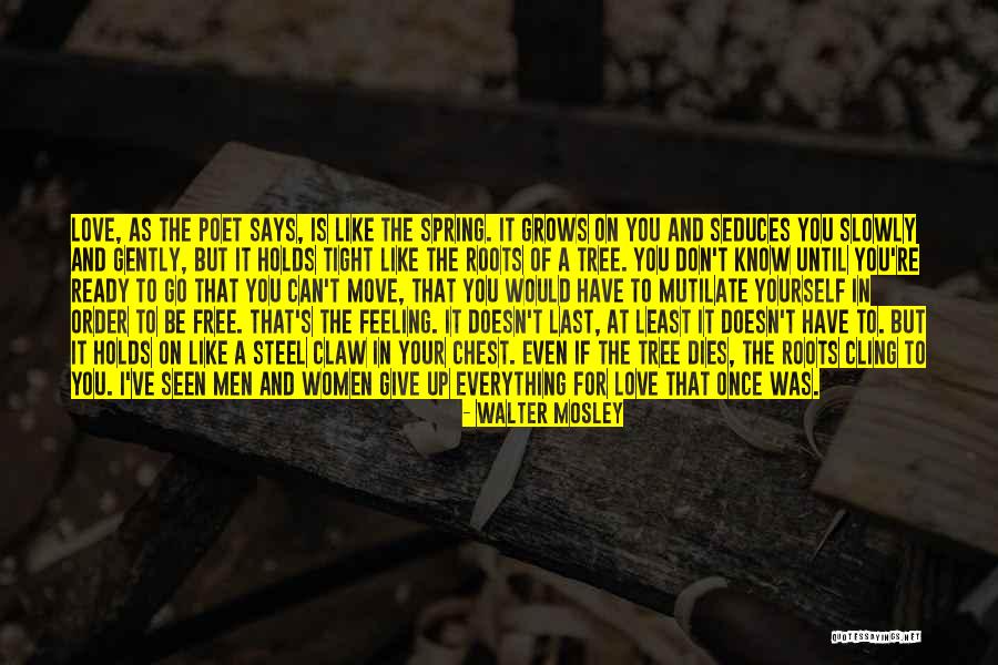 Feeling Like You're In Love Quotes By Walter Mosley Feeling Like You're In Love Quotes By Walter Mosley