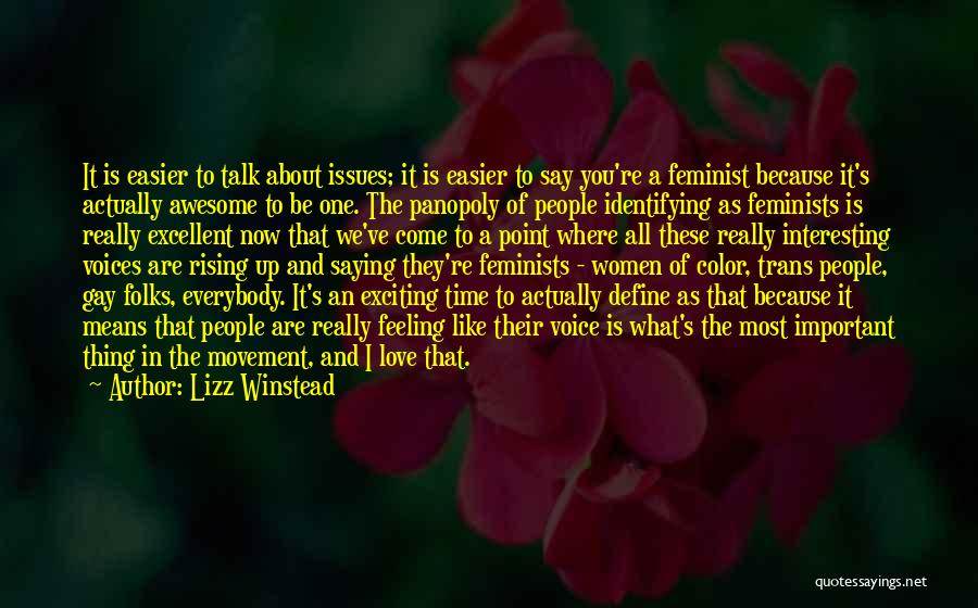 Feeling Like You're Not Important Quotes By Lizz Winstead