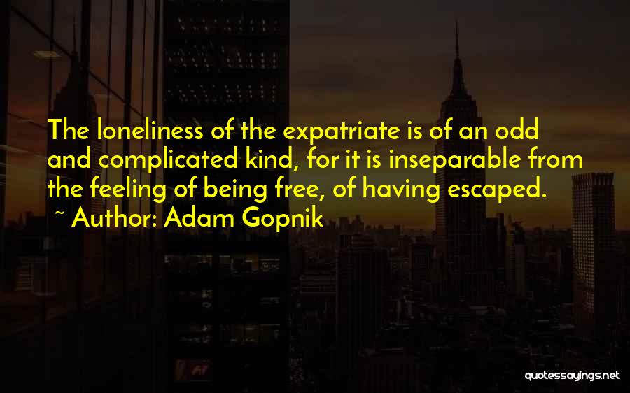 Feeling Loneliness Quotes By Adam Gopnik