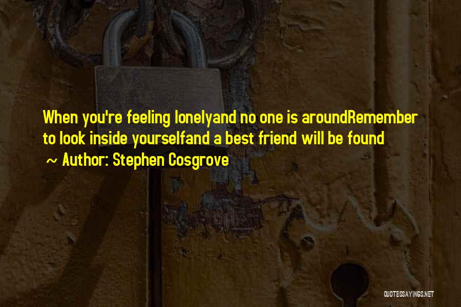 Feeling Lonely Inside Quotes By Stephen Cosgrove