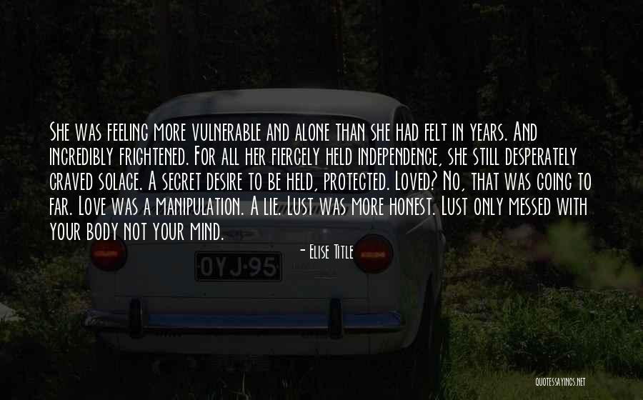 Feeling Love With Her Quotes By Elise Title Feeling Love With Her Quotes By Elise Title