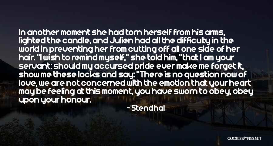 Feeling Love With Her Quotes By Stendhal