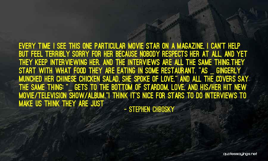 Feeling Love With Her Quotes By Stephen Chbosky Feeling Love With Her Quotes By Stephen Chbosky