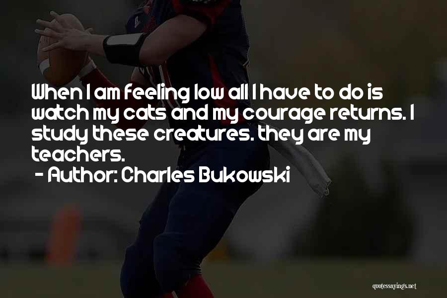 Feeling Low Quotes By Charles Bukowski