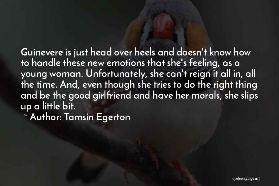 Feeling Many Emotions Quotes By Tamsin Egerton