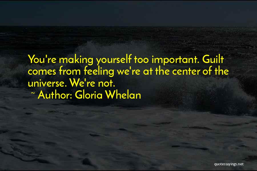 Feeling Not Important Quotes By Gloria Whelan