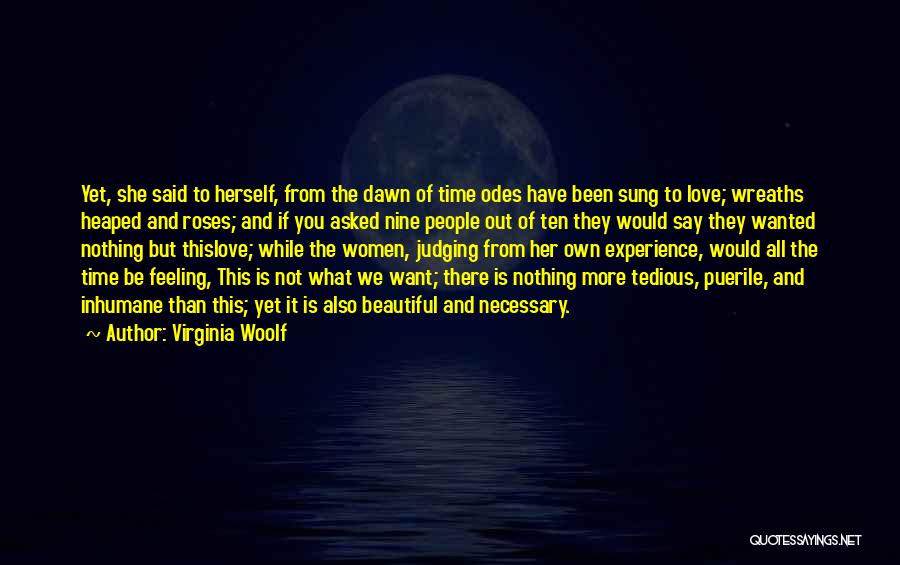 Feeling Not Wanted Quotes By Virginia Woolf