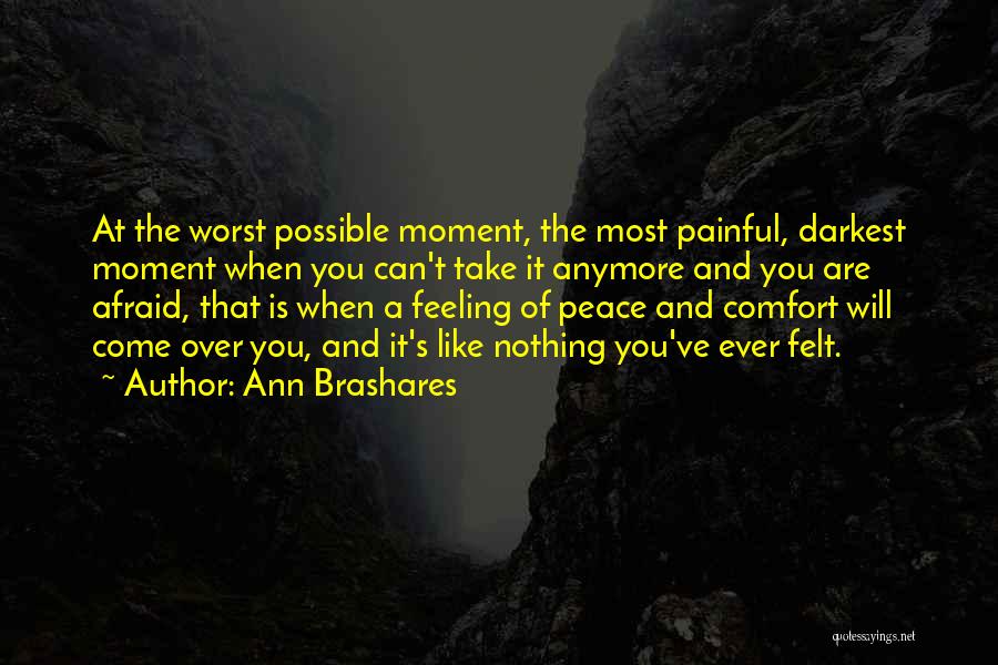 Feeling Nothing Anymore Quotes By Ann Brashares