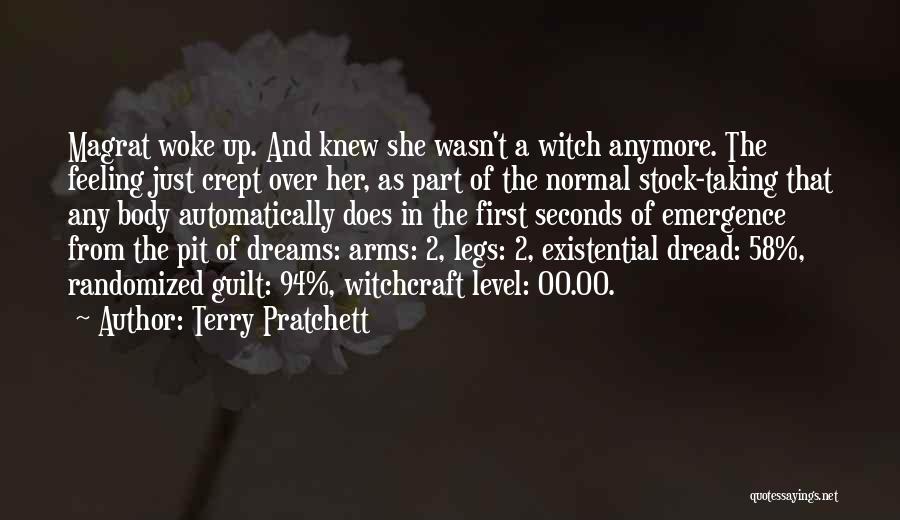 Feeling Nothing Anymore Quotes By Terry Pratchett