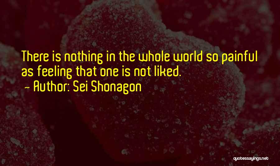 Feeling Nothing Quotes By Sei Shonagon