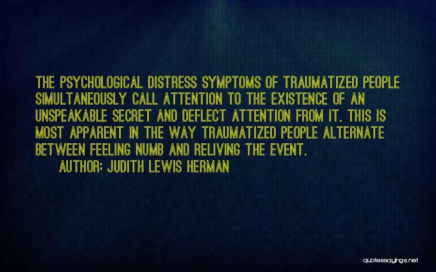 Feeling Numb Quotes By Judith Lewis Herman