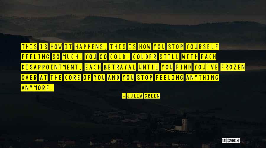 Feeling Of Betrayal Quotes By Julia Green Feeling Of Betrayal Quotes By Julia Green
