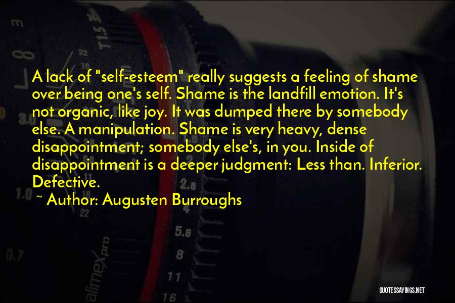 Feeling Of Disappointment Quotes By Augusten Burroughs