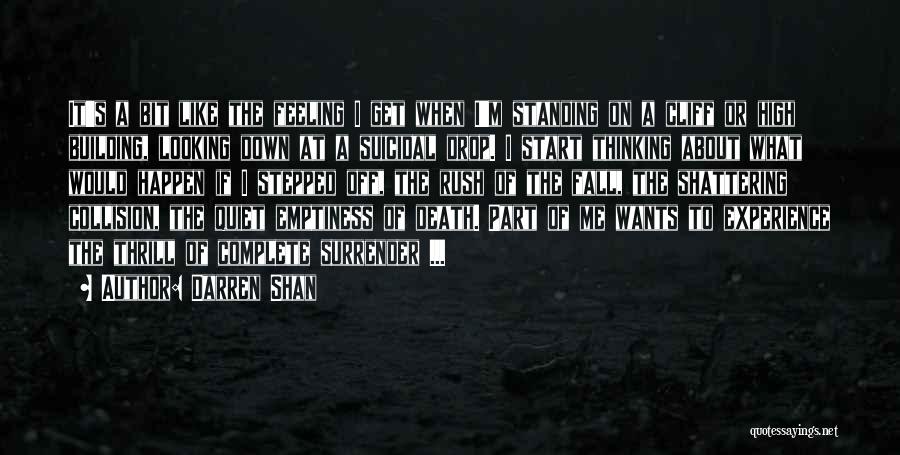 Feeling Of Emptiness Quotes By Darren Shan