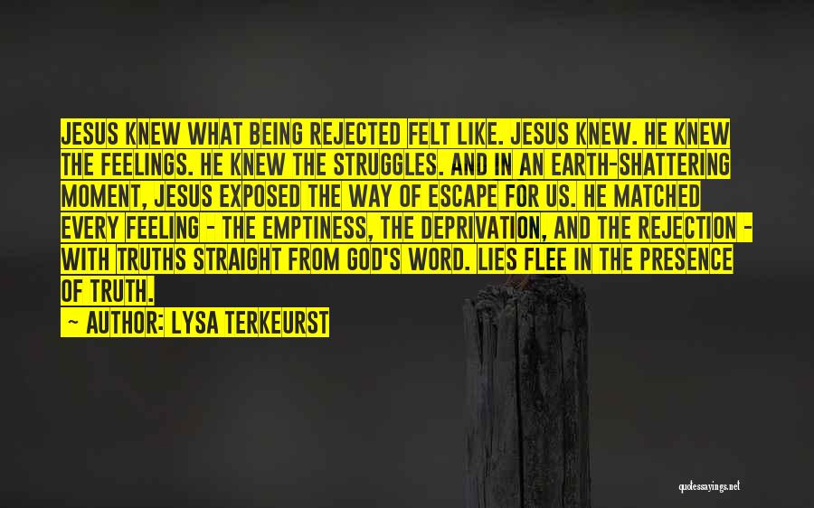 Feeling Of Emptiness Quotes By Lysa TerKeurst