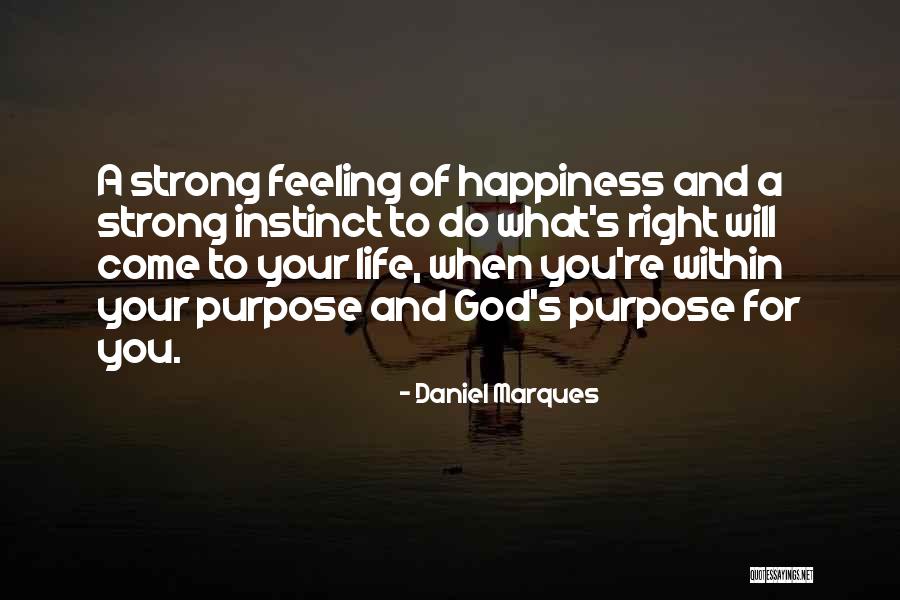 Feeling Of Happiness Quotes By Daniel Marques