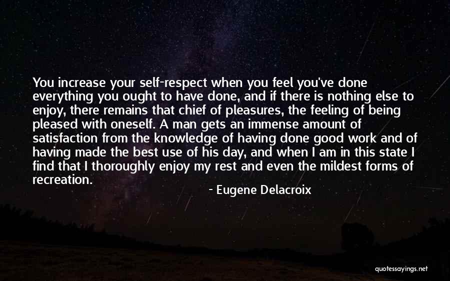 Feeling Of Happiness Quotes By Eugene Delacroix Feeling Of Happiness Quotes By Eugene Delacroix