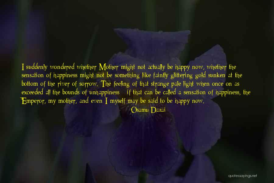Feeling Of Happiness Quotes By Osamu Dazai Feeling Of Happiness Quotes By Osamu Dazai