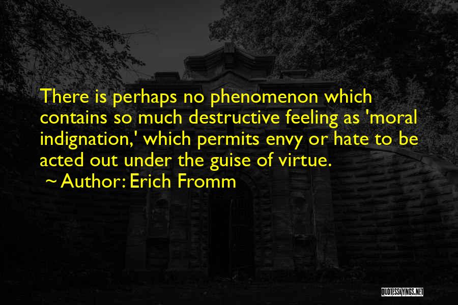 Feeling Of Hate Quotes By Erich Fromm