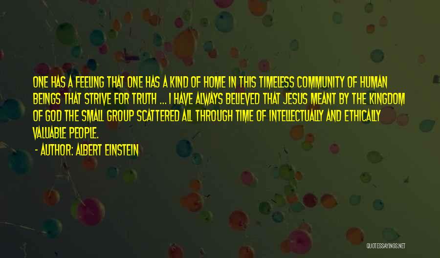 Feeling Of Home Quotes By Albert Einstein