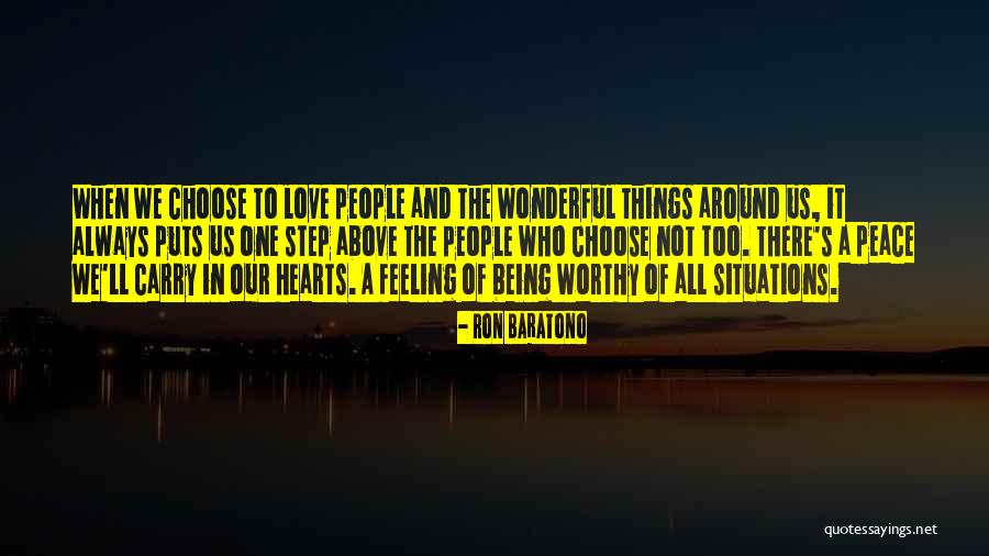 Feeling Of Love Quotes By Ron Baratono Feeling Of Love Quotes By Ron Baratono