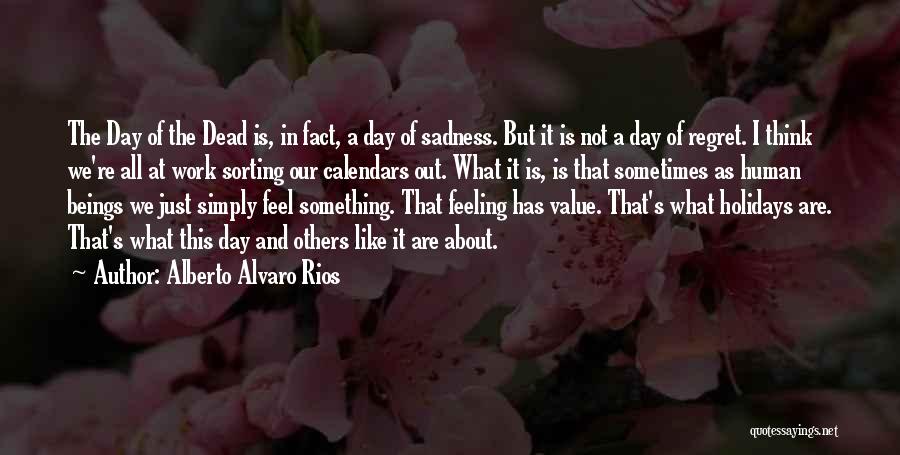 Feeling Of Regret Quotes By Alberto Alvaro Rios