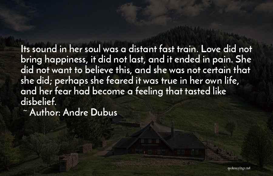 Feeling Pain In Love Quotes By Andre Dubus