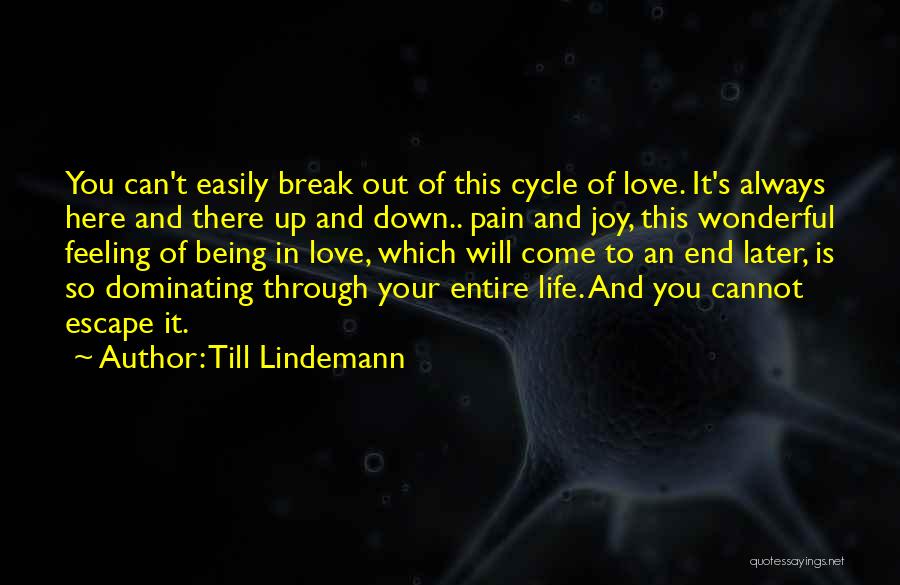 Feeling Pain In Love Quotes By Till Lindemann