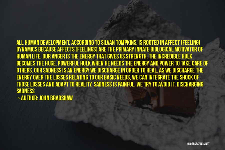 Feeling Pain Of Others Quotes By John Bradshaw