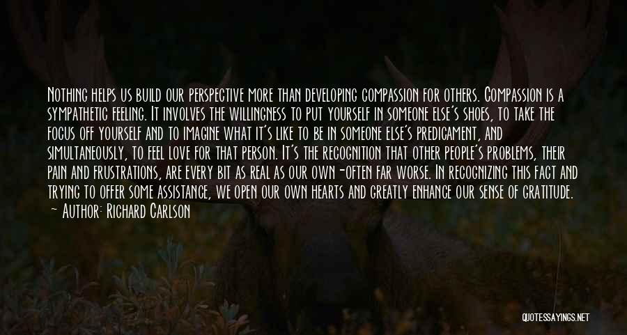 Feeling Pain Of Others Quotes By Richard Carlson