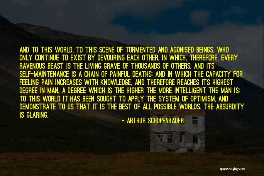 Feeling Painful Quotes By Arthur Schopenhauer Feeling Painful Quotes By Arthur Schopenhauer
