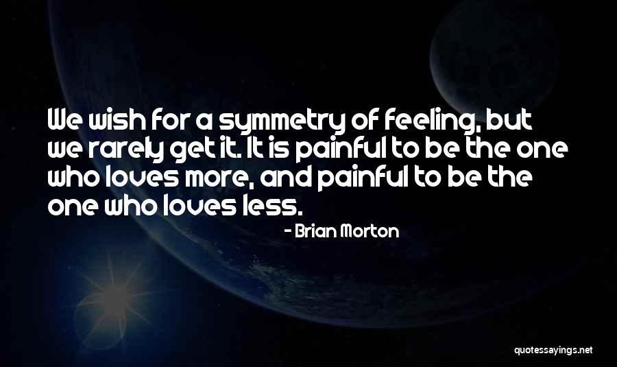 Feeling Painful Quotes By Brian Morton