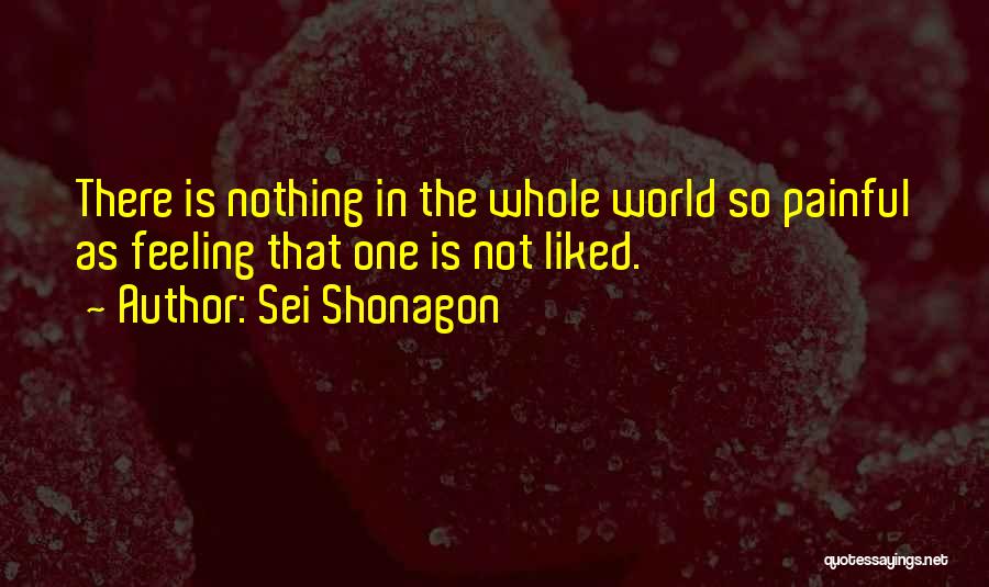 Feeling Painful Quotes By Sei Shonagon