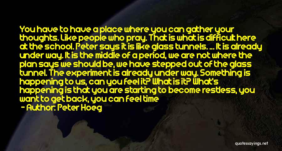 Feeling Restless Quotes By Peter Hoeg