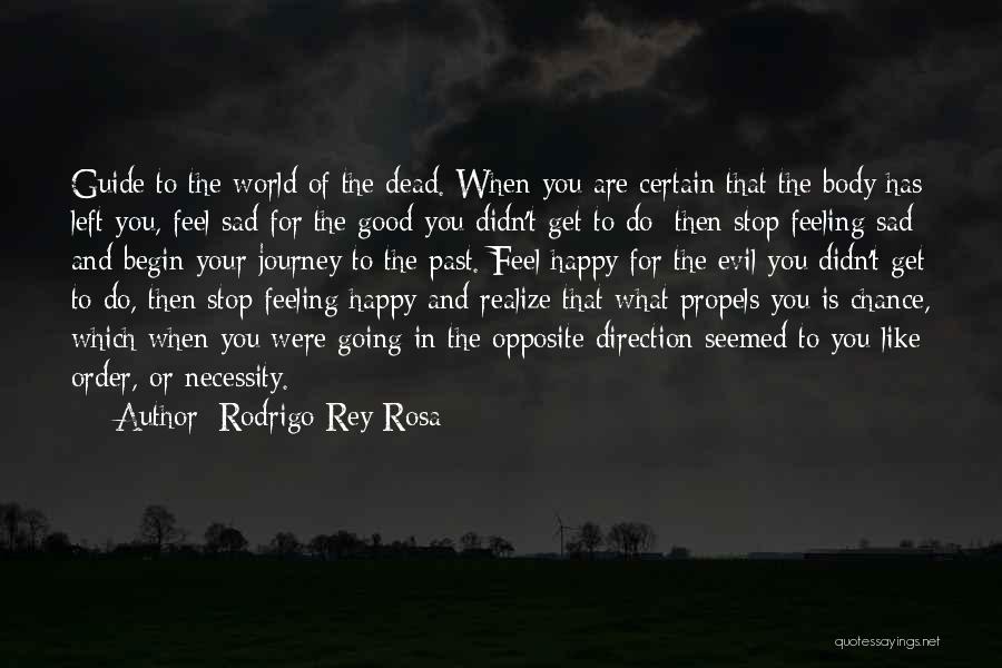 Feeling Sad Quotes By Rodrigo Rey Rosa
