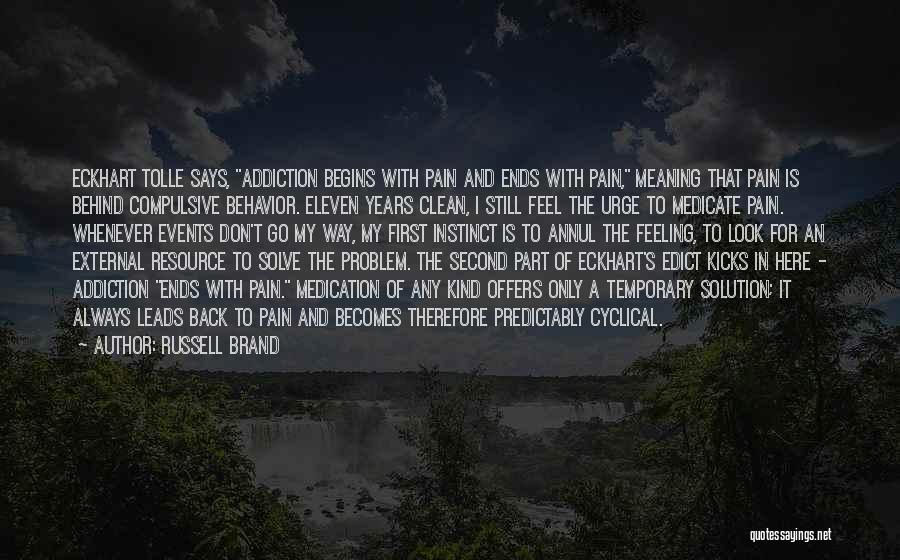 Feeling Second Best Quotes By Russell Brand