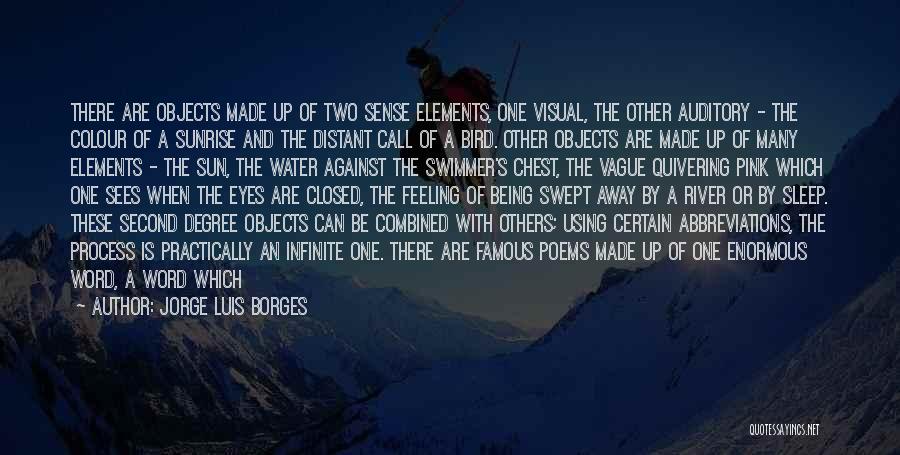 Feeling Second Quotes By Jorge Luis Borges
