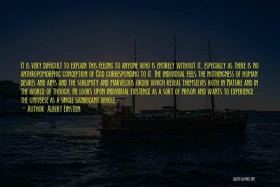 Feeling Significant Quotes By Albert Einstein