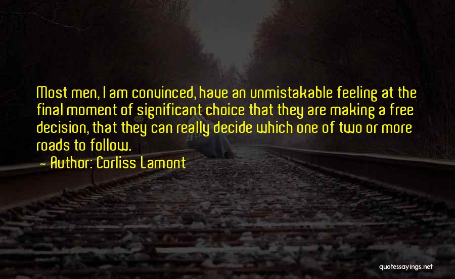Feeling Significant Quotes By Corliss Lamont